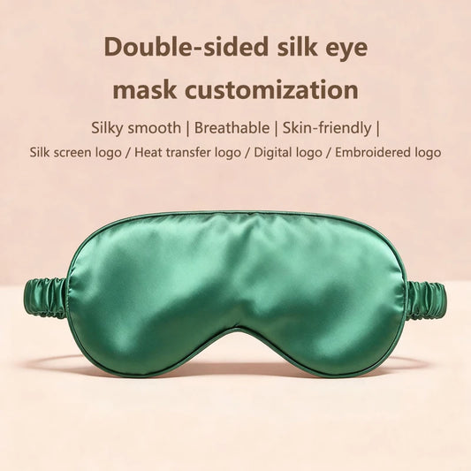 Silk Eye Mask with Double Coverage