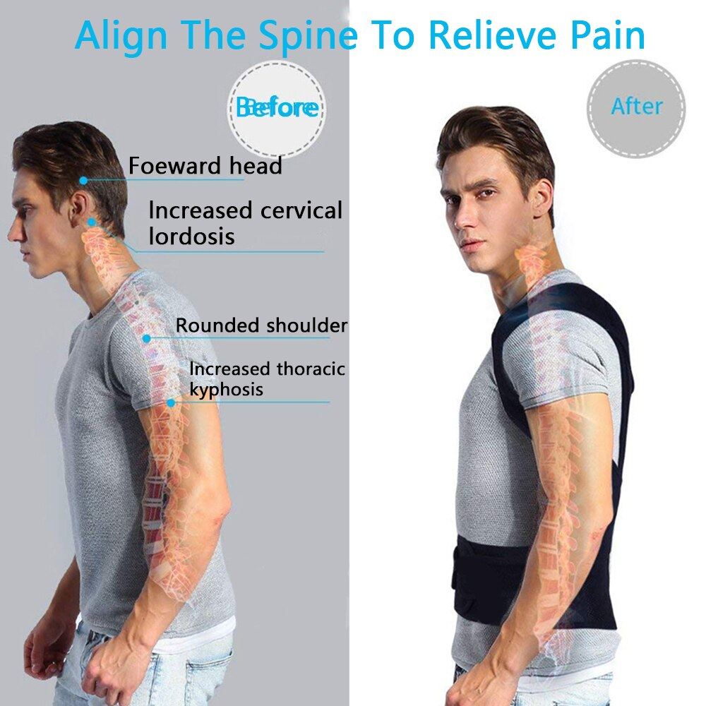 Posture Corrector for Low Back Pain