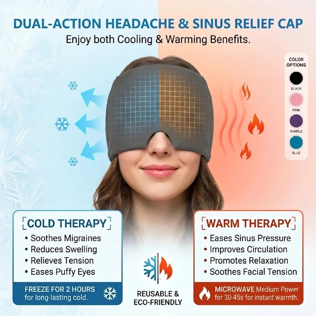 Migraine Relief Cold Blockout Mask