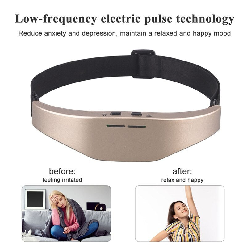 Smart Electric Head Massager Microcurrent Wireless Sleep Instrument